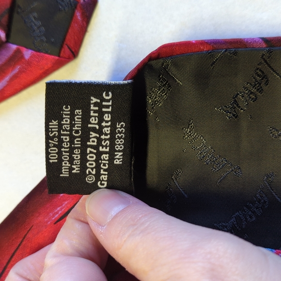 Jerry Garcia men's tie JGarcia Big Radio and Lamp - Picture 4 of 8